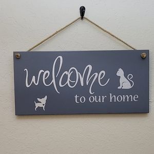 Welcome Wood Wall Decor